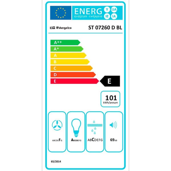Orbegozo Konventionell Huva St 07260 60 Cm