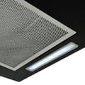 Miniatyrbillede 5 af 9: vidaXL frithængende emhætte med touch-sensor og LCD-skærm hærdet glas