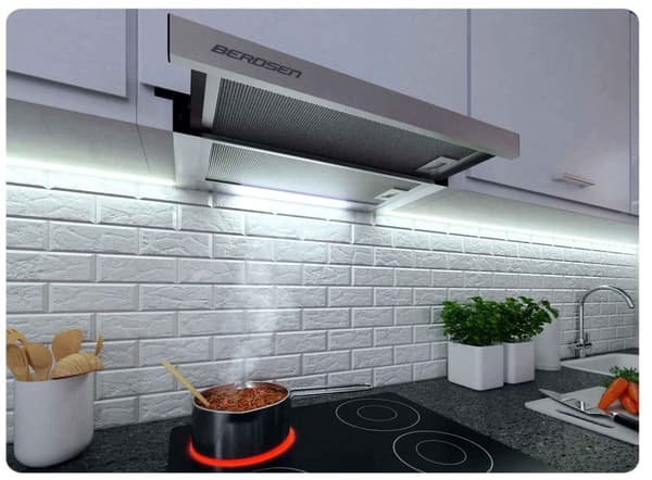 Berdsen BT-229 INOX teleskopisk emhætte