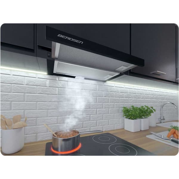 Teleskooppinen liesituuletin 50cm musta BT-234