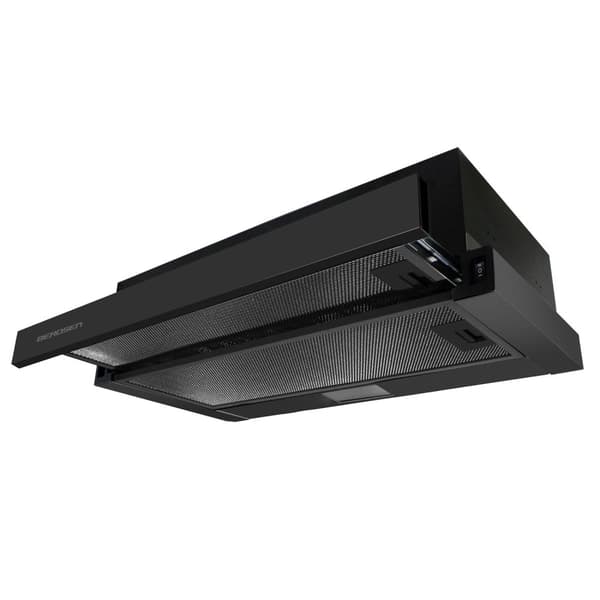 Teleskooppinen liesituuletin 50cm musta BT-238