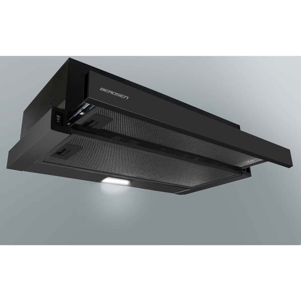 Teleskooppinen liesituuletin 50cm musta BT-238