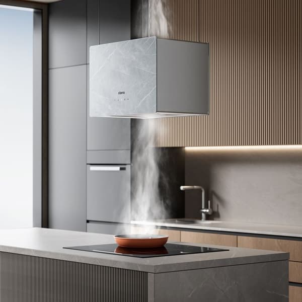 Smart Central Island Hood APP Kontroll A+++ 700m3/h 4 hastigheter Booster Touch Recycling Hood CD4850W Ciarra
