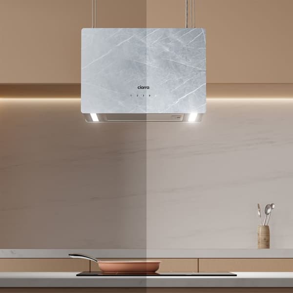 Smart Central Island Hood APP Kontroll A+++ 700m3/h 4 hastigheter Booster Touch Recycling Hood CD4850W Ciarra