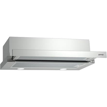 Gorenje | Huppu | BHP523E10X | Energiatehokkuusluokka C | Teleskooppinen | Leveys 50 cm | 322 m³/h | Mekaaninen ohjaus | Ruostumaton s