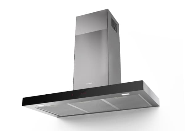 FABER S.p.A. Stilo Glass Smart A90, 690 m³/t, Ducted/Resirkulerende, B, A, C, 69 dB Rustfritt stål