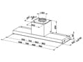 Pikkukuva 2 / 2: FABER S.p.A. In-Nova Premium BK M A60, 670 m³/h, Led, A, A, E, 68 dB