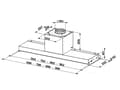 Miniatyrbilde 2 av 3: FABER S.p.A. N-Nova Premium BK M A90, 670 m³/t, Ducted, A, A, E, 68 dB