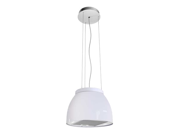 EICO Link-2 Luna W - Panser - Island - bredde: 45 cm - dybde: 45 cm - resirkulering - med intern motor - perlehvit