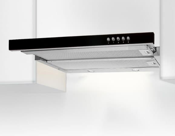Akpo WK-7 Ljusglas 220 m³/h Inbyggd Svart, Grå