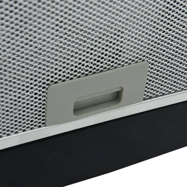 vidaXL Köksfläkt för köksö med touchsensor LCD härdat glas - Köksfläktar