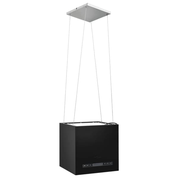 Köksfläktar - Living Hängande köksfläkt touchsensor LCD 37 cm pulverlackerat stål