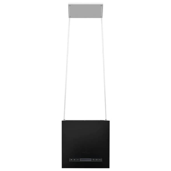 Köksfläktar - Living Hängande köksfläkt touchsensor LCD 37 cm pulverlackerat stål