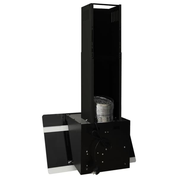 Köksfläkt 60 cm stål och härdat glas svart - Köksfläkt - Köksfläktar - Home & Living