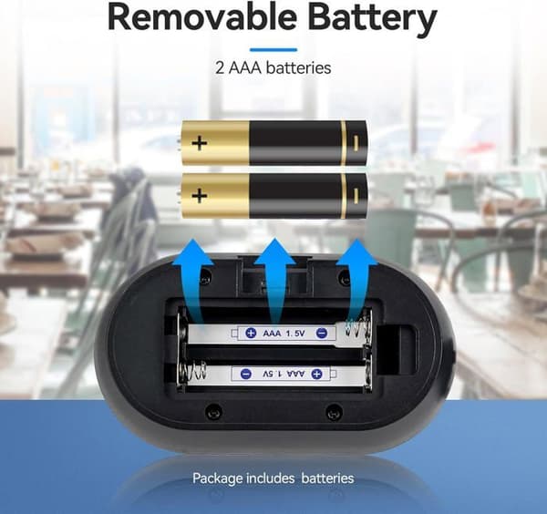Retecess TD112-TD036 Restaurangpersonsökare, TELEFONSAMTALSFÖSTÄRKARE - LYSSNINGSFÖRBÄRARE, 7 språk, 180mAh
