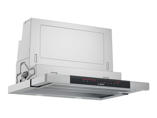 Bosch Serie | 8 DFS067K51 - Kåpa - teleskopisk - Fördjupning - bredd: 52.4 cm - djup: 29 cm - utsug och återcirkulering (-) - med inbyggd motor - ros