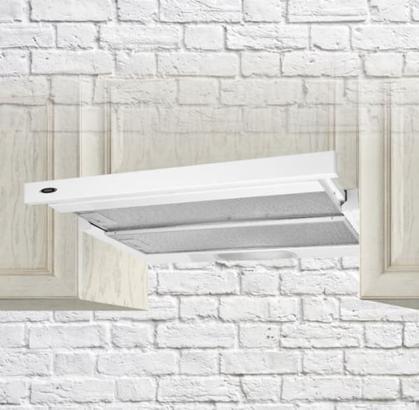 Akpo WK-7 Light Eco 50 Indbygget emhætte Hvid