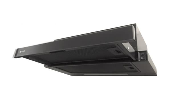 Campana telescópica MAAN Corona 2 G 60 315 m3/h, Negro