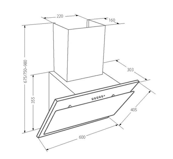 Akpo WK-4 Juno Eco De pared Negro 320 m3/h