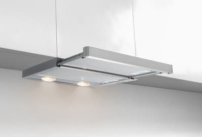 Beko HNT61210X spiskåpa 280 m3/h Halv inbyggd (utdragbar) Rostfritt stål