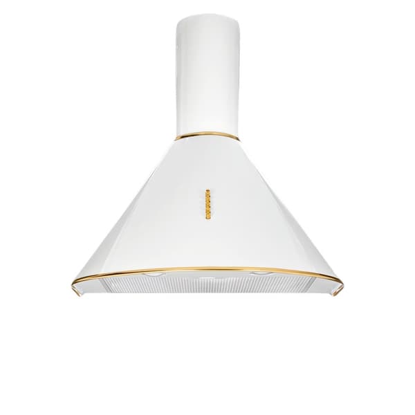 Skorstenshuv Akpo WK-4 Dandys GULD 50 cm 450 m3/h, Vit