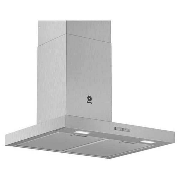 Balay Rectangular 3bc066mx Dekorativ Fläktkåpa 60 Cm Grå One Size / EU Plug Rostfritt stål