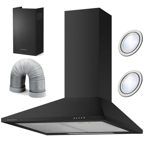 Skorsten emhætte 60 cm Berdsen BT-214 sort