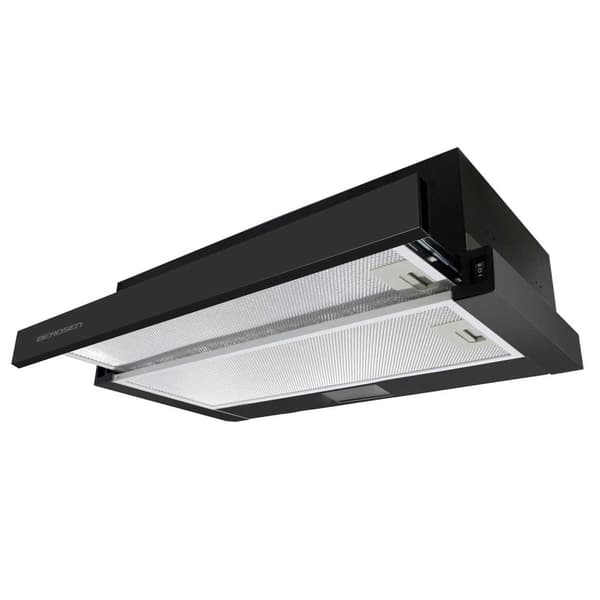 Teleskopisk köksfläkt 50cm svart BT-234