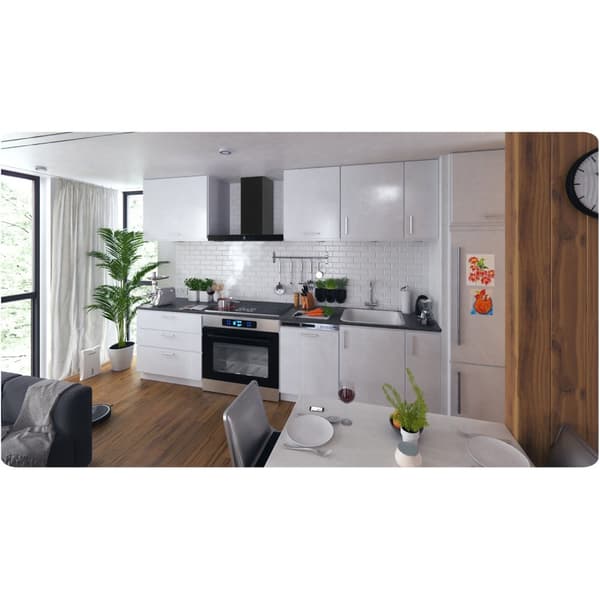 Emhætte 90 cm Sort Berdsen BT-218