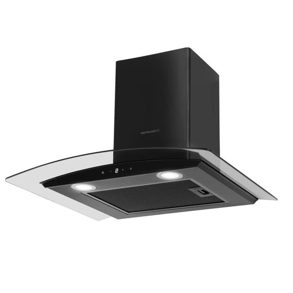 Emhætte 60 cm Sort Berdsen BT-216