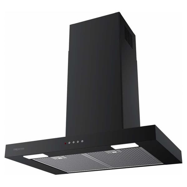 Mepamsa Stilo Neo Dekorativ Fläktkåpa 70 Cm Svart