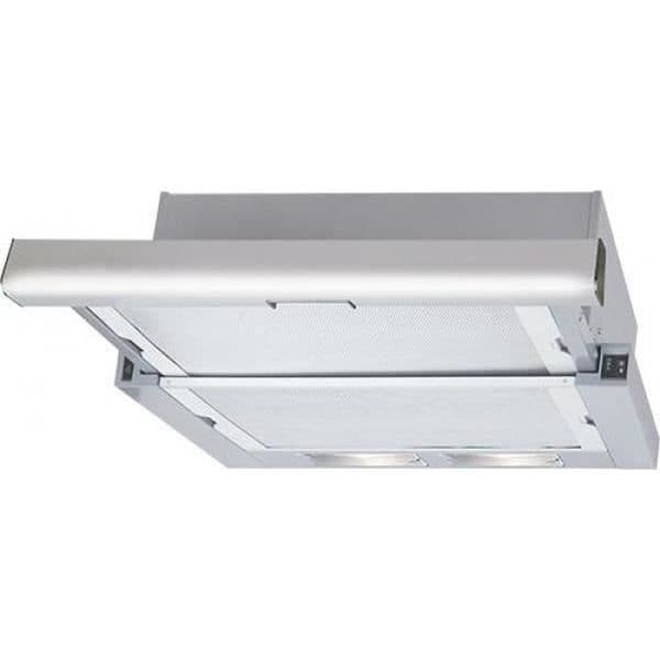 Amica FH17161-1E EEK: D Flachschimhaube, 60 cm breit, Abluft-/Umluftbetrieb, LED, edelstahl