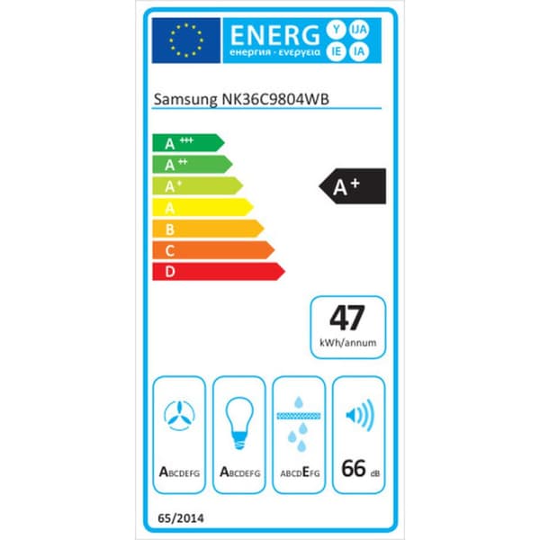 Konventionell fläkt Samsung NK36C9804WBUR Svart