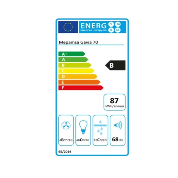 Liesituuletin Mepamsa 123 70 cm 650 m3/h Hopeinen Teräs