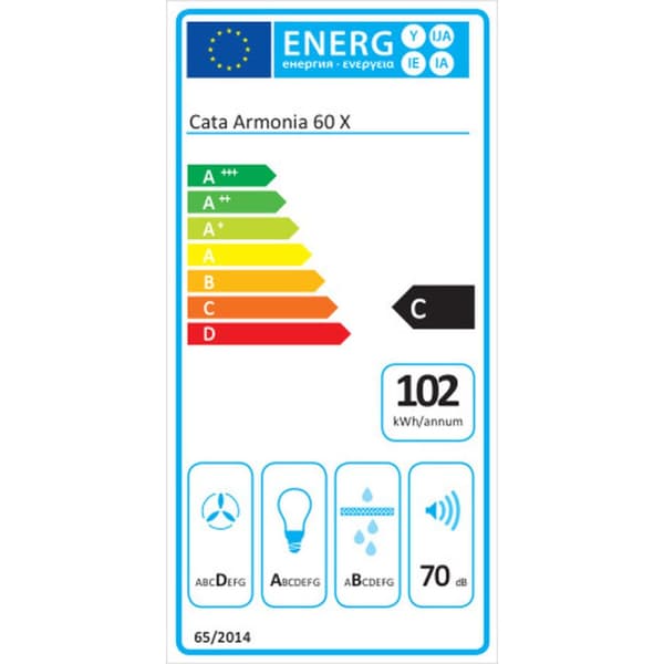 Liesituuletin Cata ARMONIA 60X Teräs 275 W