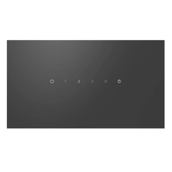 Bosch Dekorativ lutande huva 60cm 550m3/h svart - DWK65DK60