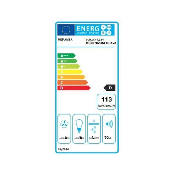 Konventionell fläkt Mepamsa Modena 60 cm