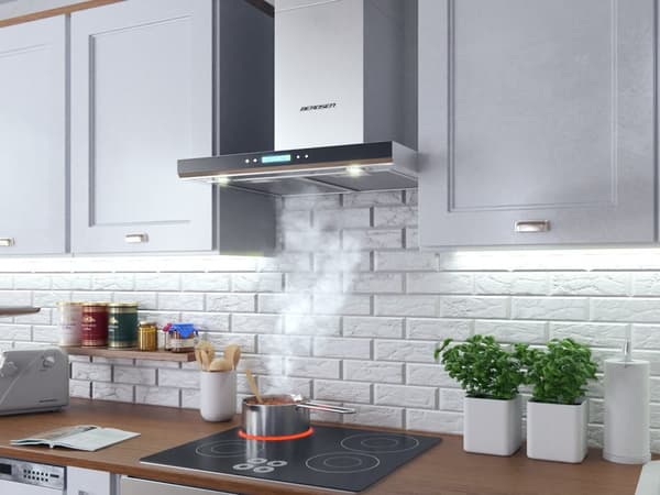 Skorsten emhætte 60 cm Berdsen BE-60A-T2 INOX