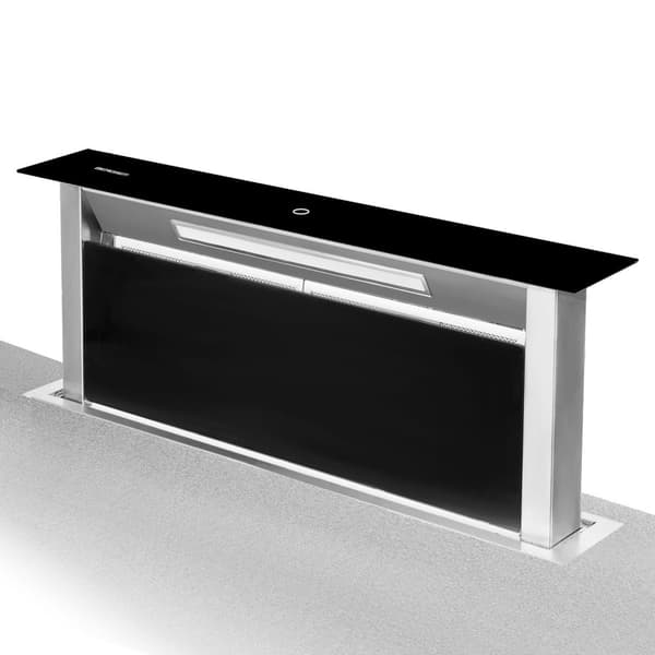 Bordplade emhætte 90cm sort BT-290