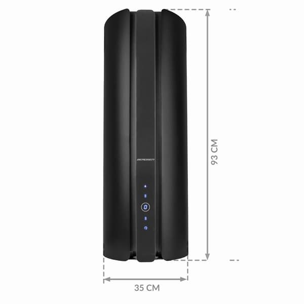 Ø køkkenemhætte 35cm Berdsen sort BT-219