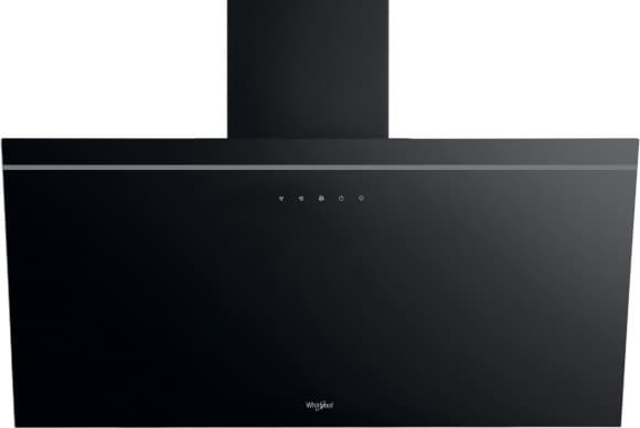 Moderne emhætte WHVP 82F LT K, Whirlpool Sort