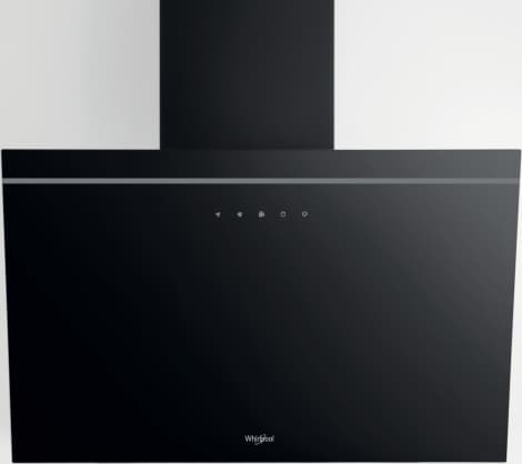 Modern kökshuva AKR 62F LT K, Whirlpool Svart