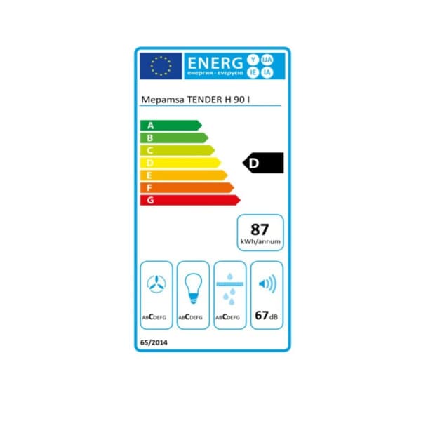 Konventionell fläkt Mepamsa 110.0270.808 90 cm 705 m3/h 800W C Stål