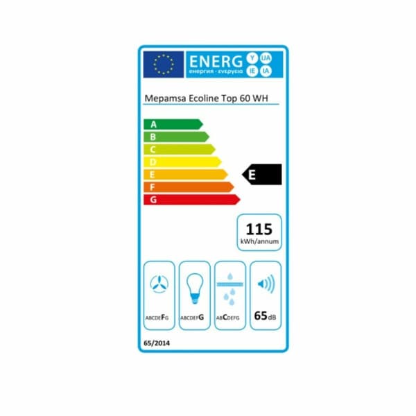 Konventionell fläkt Mepamsa ECOLINE V3 INOX 60 cm