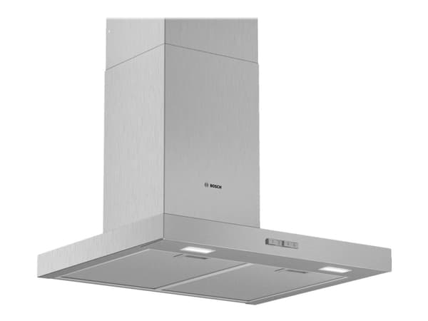 Bosch Serie | 2 DWB66BC50 - Panser - skorsteinsflat - bredde: 60 cm - dybde: 50 cm - ekstraksjon og resirkulasjon (-) - med intern motor - rustfritt