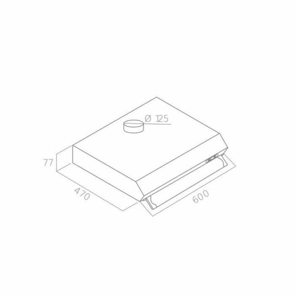 Konventionell fläkt Oceanic OCEAHT205W Vit 205 m3/h