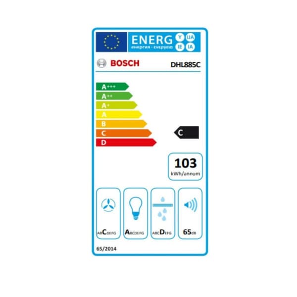 Liesituuletin BOSCH 204716 86 cm 730 m3/h 1051W Ruostumaton teräs