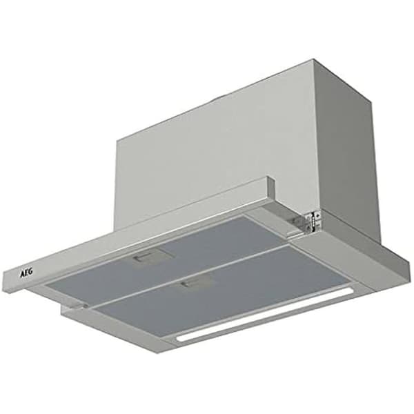 Fläktkåpa - AEG - DPE5660M - 60 cm - 660 m³/h - 69 dB(A) Grå