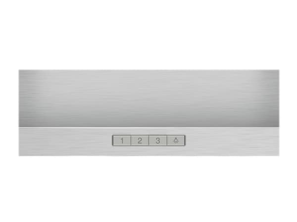 Bosch Serie | 2 DWP96BC50 - Panser - røykkanal - bredde: 90 cm - dybde: 50 cm - ekstraksjon og resirkulasjon (-) - med intern motor - rustfritt stål