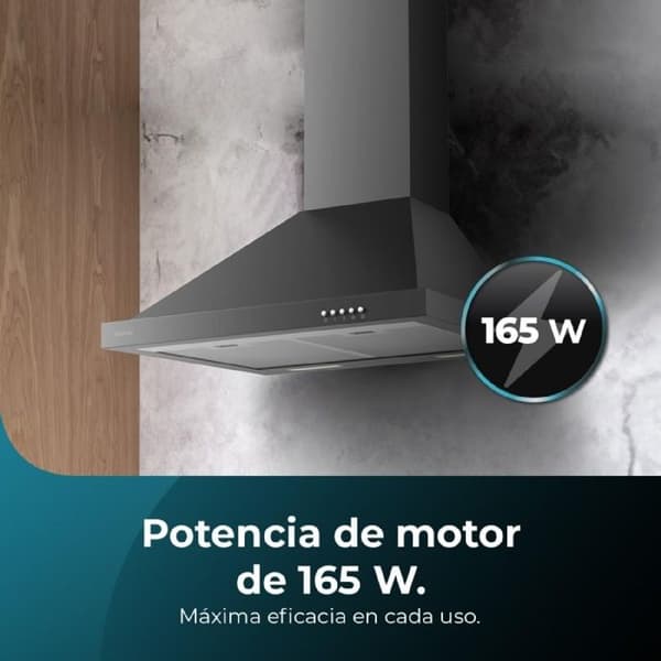 Cecotec Pyramid-formad köksfläkt Bolero Flux PM 606500 Svart A